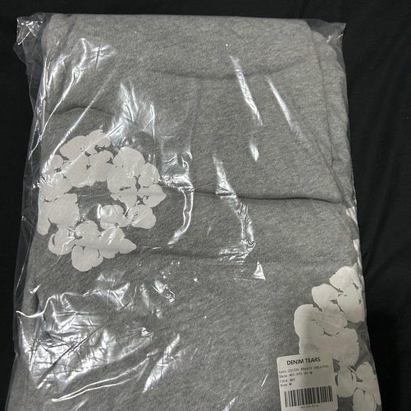 Gray Denim tears sweatpants